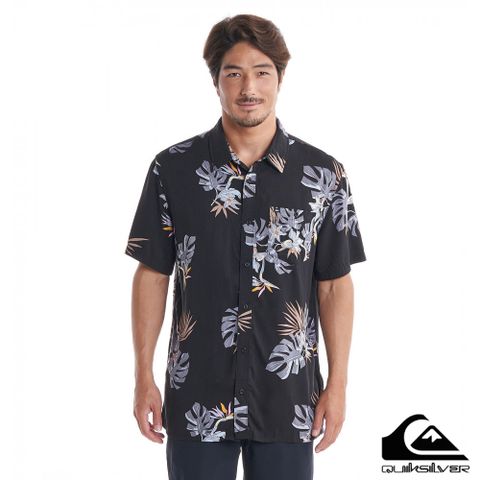 QUIKSILVER THE FLORAL SS 短袖襯衫 黑色