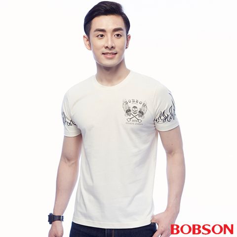 BOBSON 男款短袖印圖上衣(25047-81)