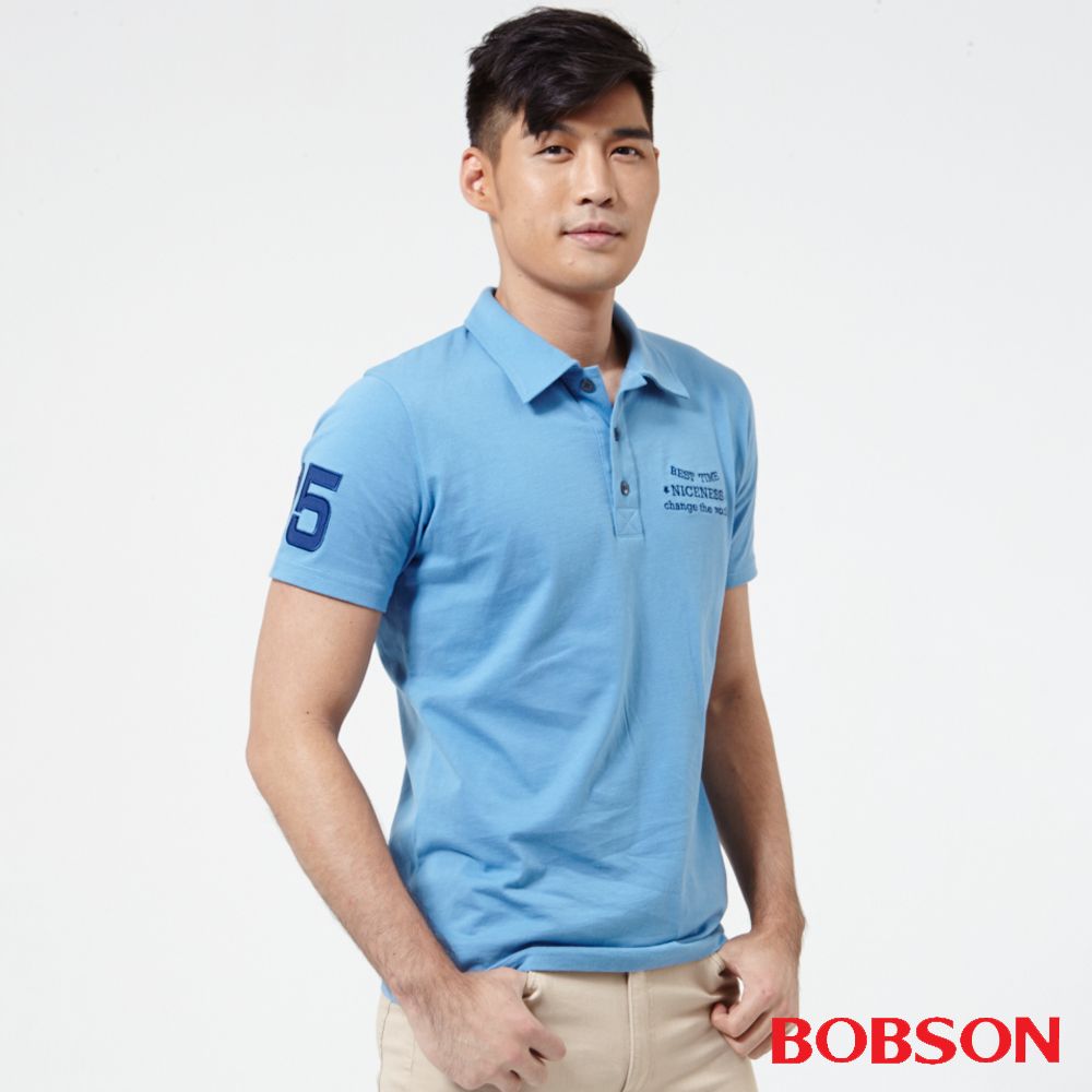 BOBSON 男款短袖POLO上衣(25024-59)