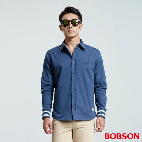 【BOBSON】男款襯衫式薄外套(35004-52 )