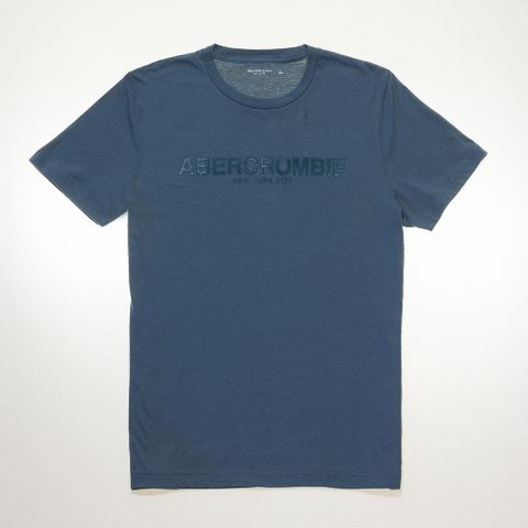 Abercrombie & Fitch A&F 文字印刷大LOGO短T 綠色 AF-123-238-3051-600