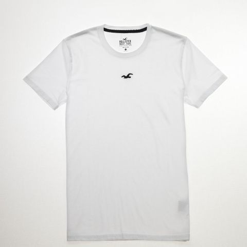 HCO 中間海鷗黑LOGO刺繡短T 白色 HO-324-368-0846-100