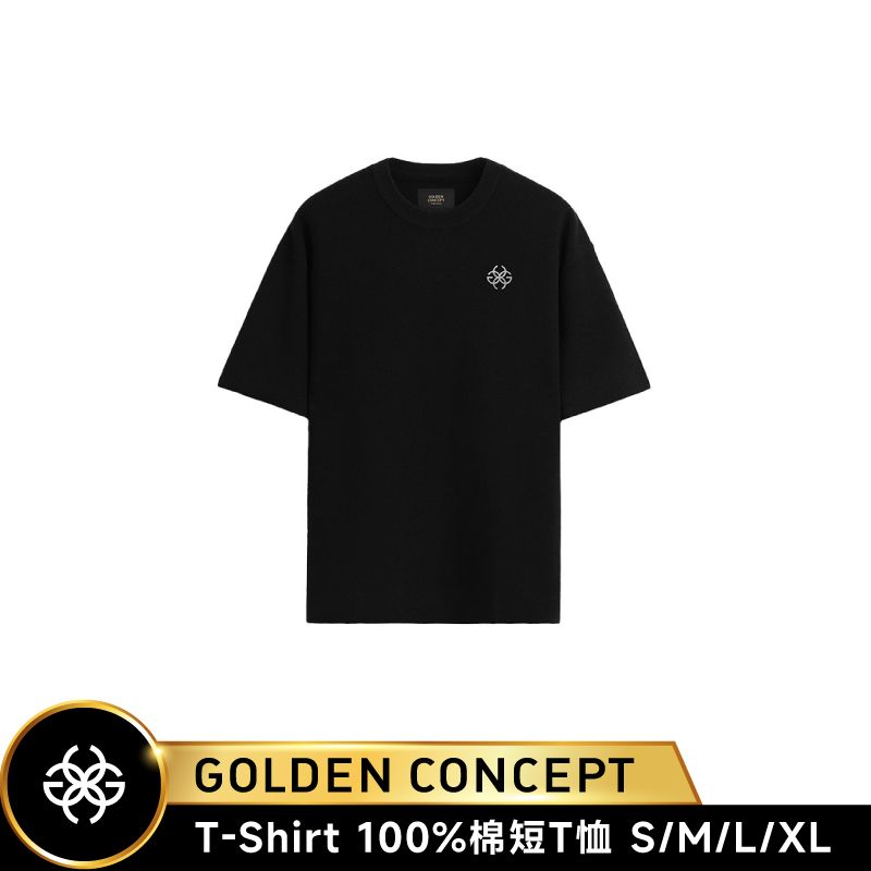  【Golden Concept】100%純棉 短袖T恤 T-Shirt 加大版