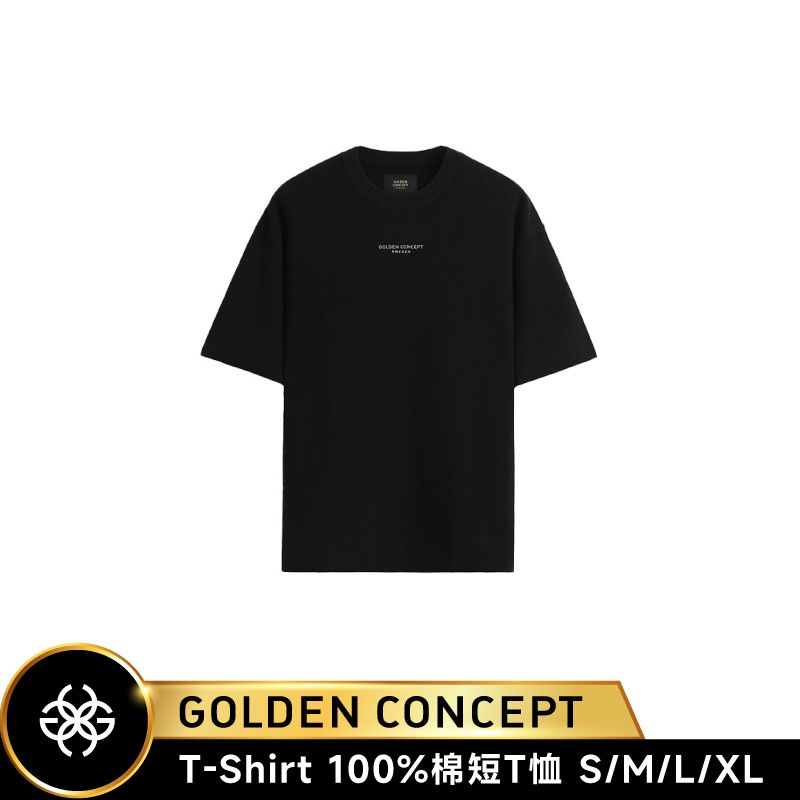  【Golden Concept】100%純棉 短袖T恤 T-Shirt 加大版