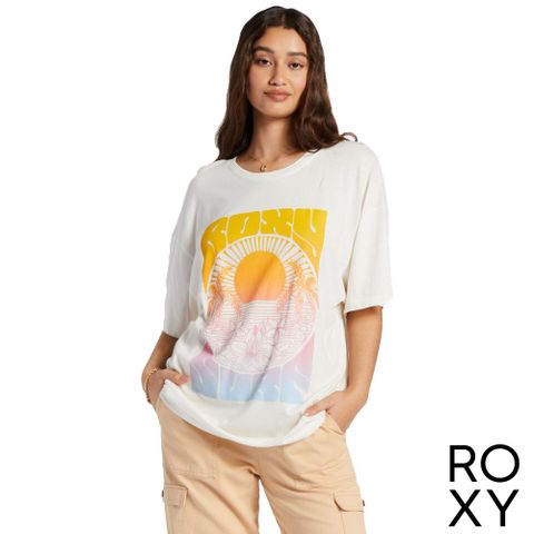 【ROXY】SUNRISE TROPICS XBFC 短袖T恤 白色