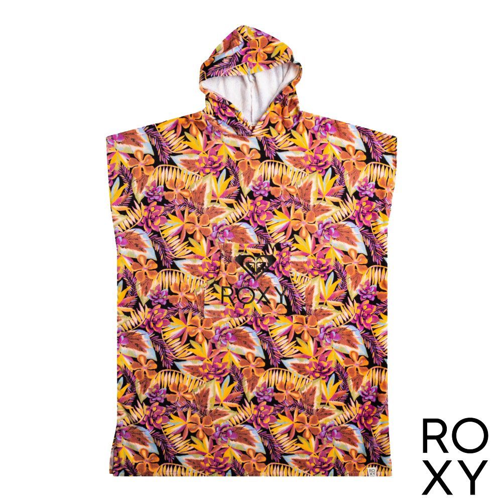  【ROXY】STAY MAGICAL PRINTED 浴巾衣 黃色