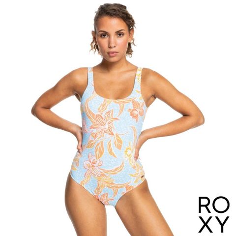 【ROXY】ISLAND IN THE SUN 一件式泳裝 一件式泳裝 連身泳裝 連身泳衣 藍色