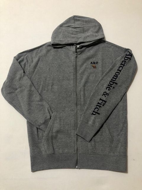 AF 黑文字彩鹿手臂刺繡連帽外套175-122-0161-012