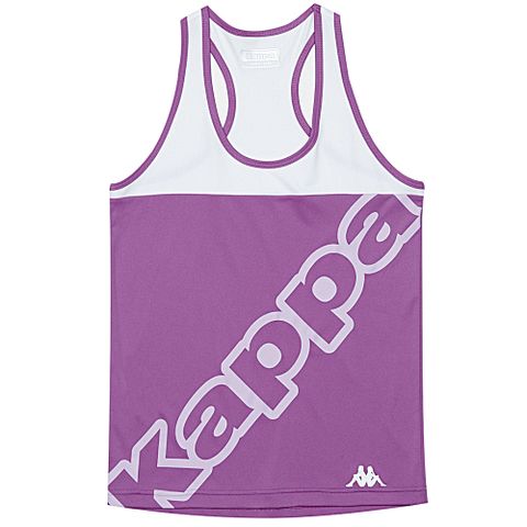 Kappa 義大利 舒適時尚女生針織背心 粉紫 34168HWXDC