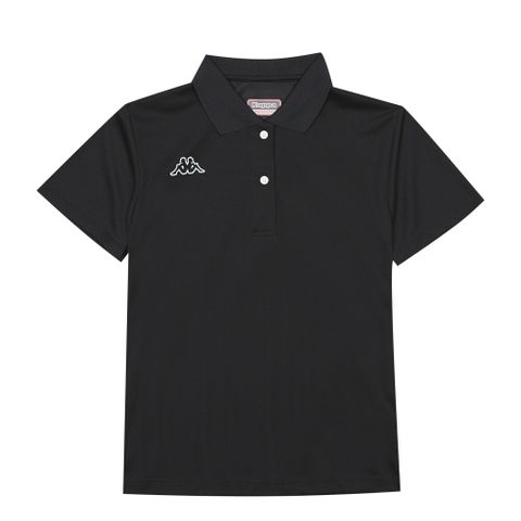 KAPPA義大利女款吸濕排汗速乾彩色POLO衫 黑 311822W005