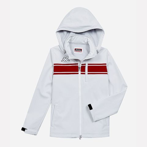 Kappa 義大利 女SOFTSHELL 內貼刷毛外套 白 3514IPW001