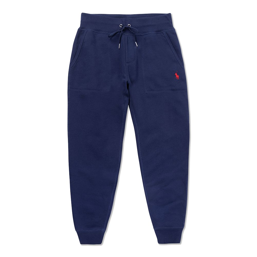 polo  Ralph Lauren RL 熱銷刺繡小馬棉長褲(女)-深藍色