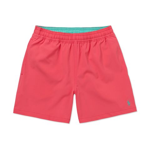 Polo Ralph Lauren RL 熱銷刺繡小馬海灘短褲-粉色