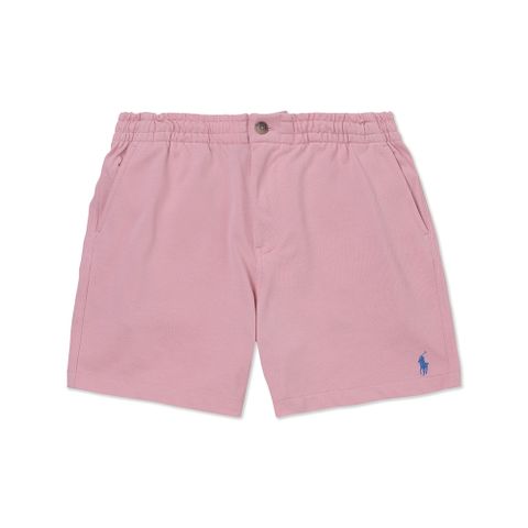 Polo Ralph Lauren RL 熱銷刺繡小馬透氣純棉短褲-粉色