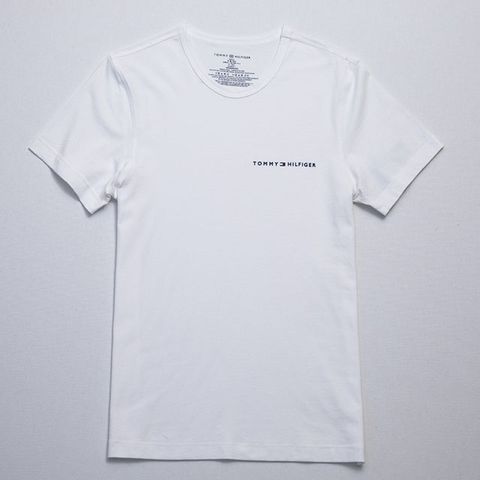 Tommy Hilfiger 字母大LOGO素色T恤 (白色) TH 09T3731100