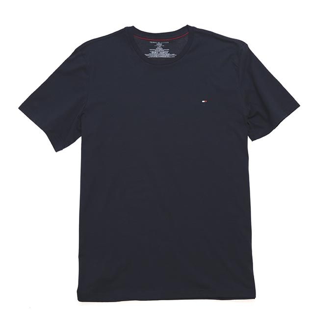 Tommy Hilfiger  小 LOGO素色T恤 (深藍) 09T3139410