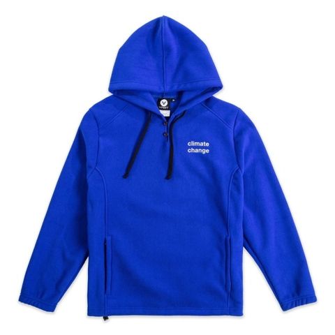 美國加州Vast Climate Change 連帽大學Tee - 海軍藍