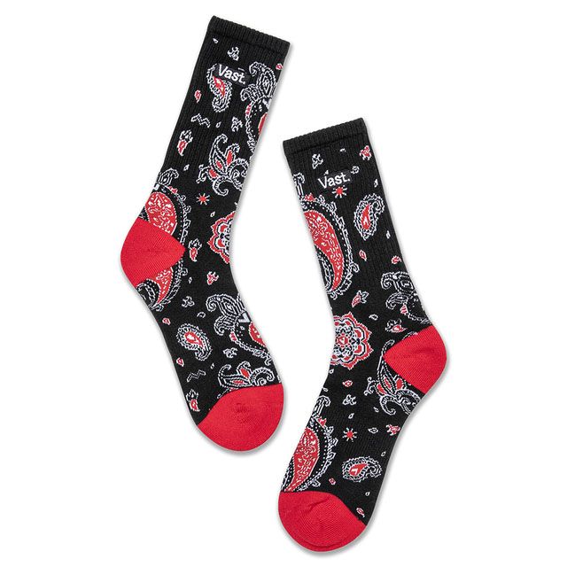 Vast 【美國加州】美國加州 Paisley Socks圖騰滑板長襪