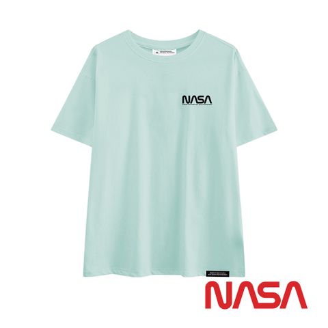 NASA SPACE 漫遊太空-星際線稿工程圖T恤 / 短袖上衣 / T-shirt 火箭冰綠 NA00019