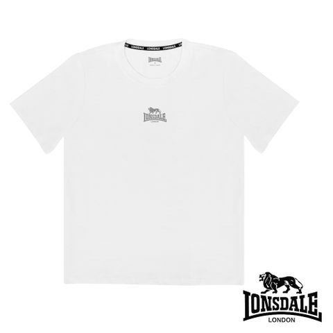 LONSDALE 英國小獅 潮流LOGO短袖T恤-白色 LT250002
