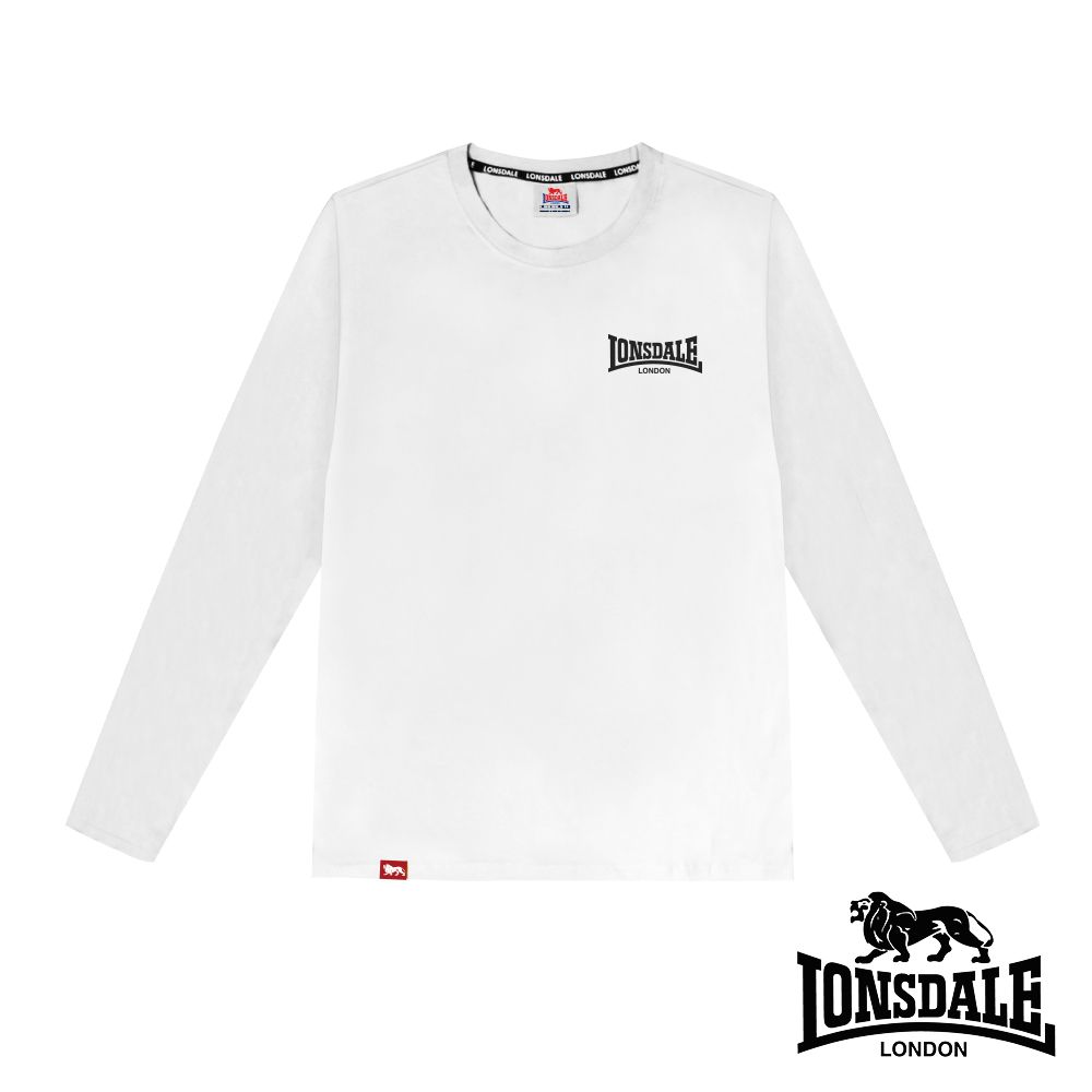 LONSDALE 英國小獅-素面薄長袖上衣-白色LT250018 - PChome 24h購物