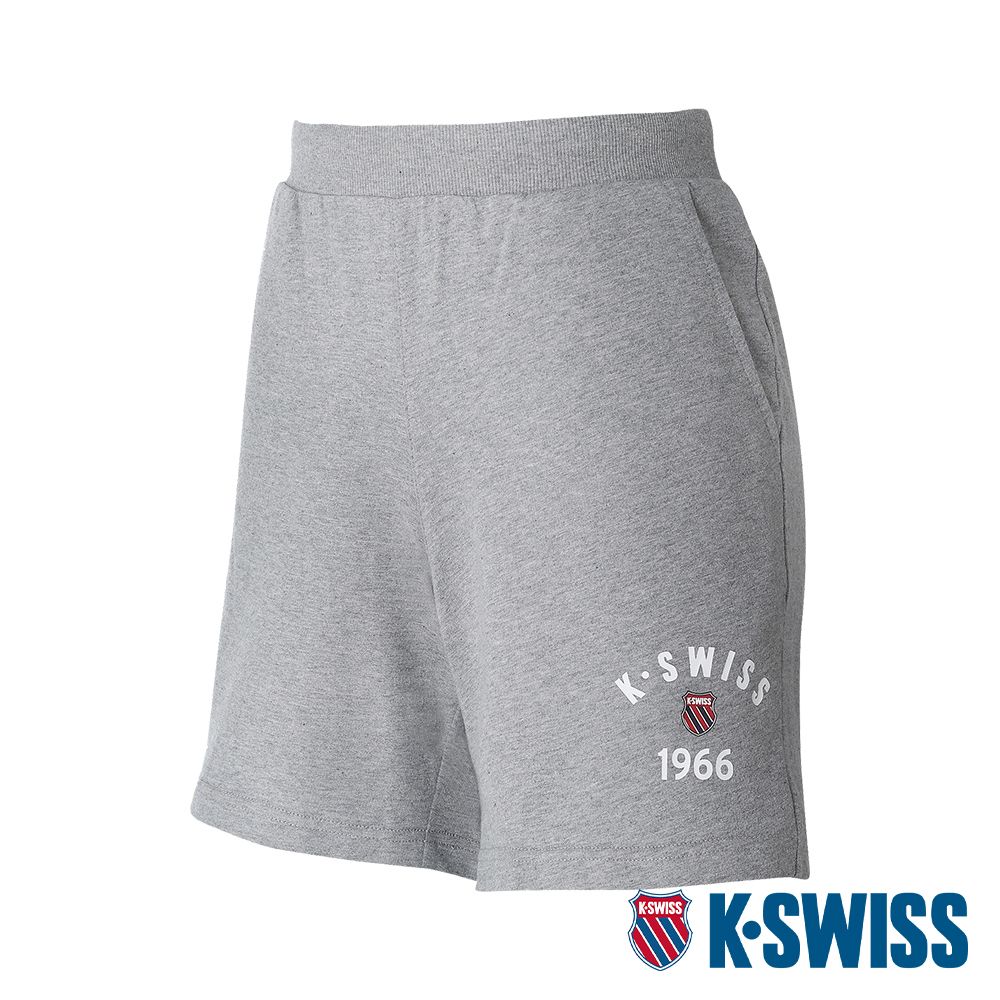 K-SWISS  Sweat Shorts棉質短褲-女-灰