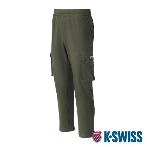 K-SWISS Active Pants 運動長褲-男-橄欖綠