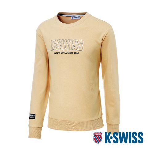 K-SWISS Sweatshirt 圓領上衣-男-橘黃