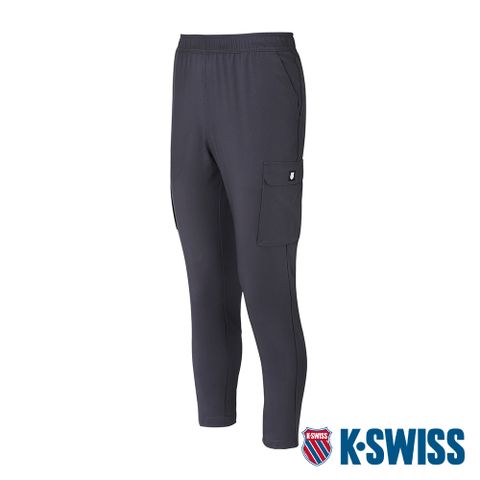 K-SWISS PF Pants吸排運動長褲-男-灰