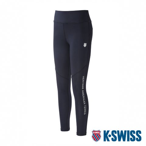 K-SWISS Legging運動緊身褲-女-黑