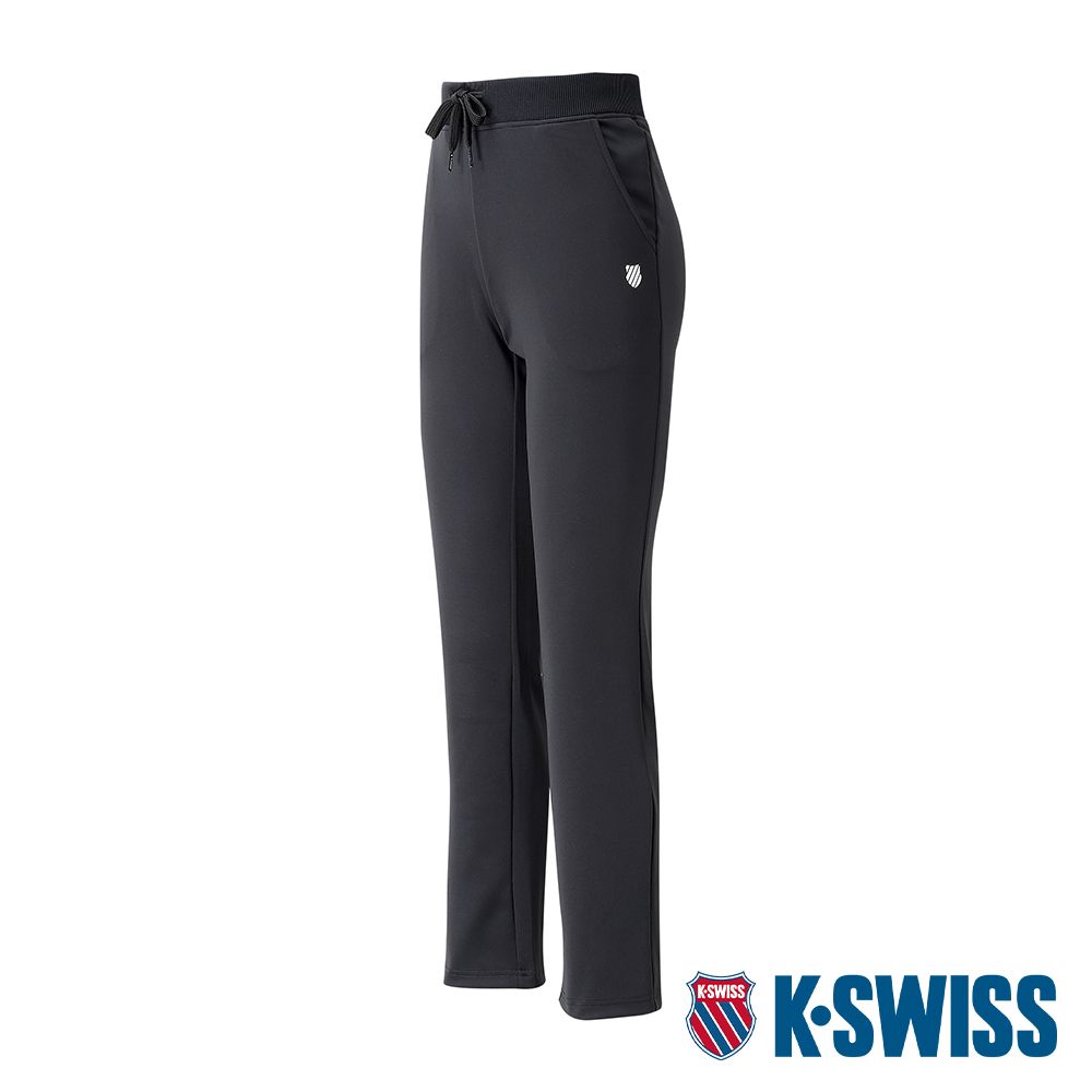 K-SWISS  Basic Straight Pants 運動長褲-女-黑