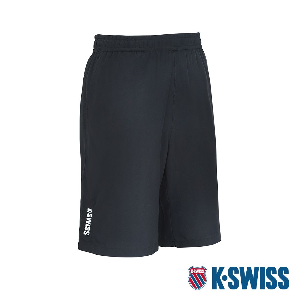 K-SWISS  PF Woven Shorts 運動短褲-男-黑