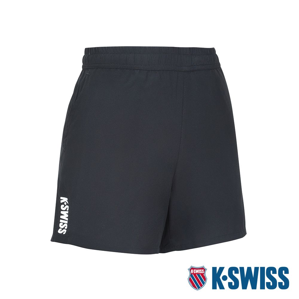 K-SWISS  PF Woven Shorts運動短褲-女-黑