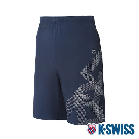 K-SWISS PF Woven Shorts 運動短褲-男-藍