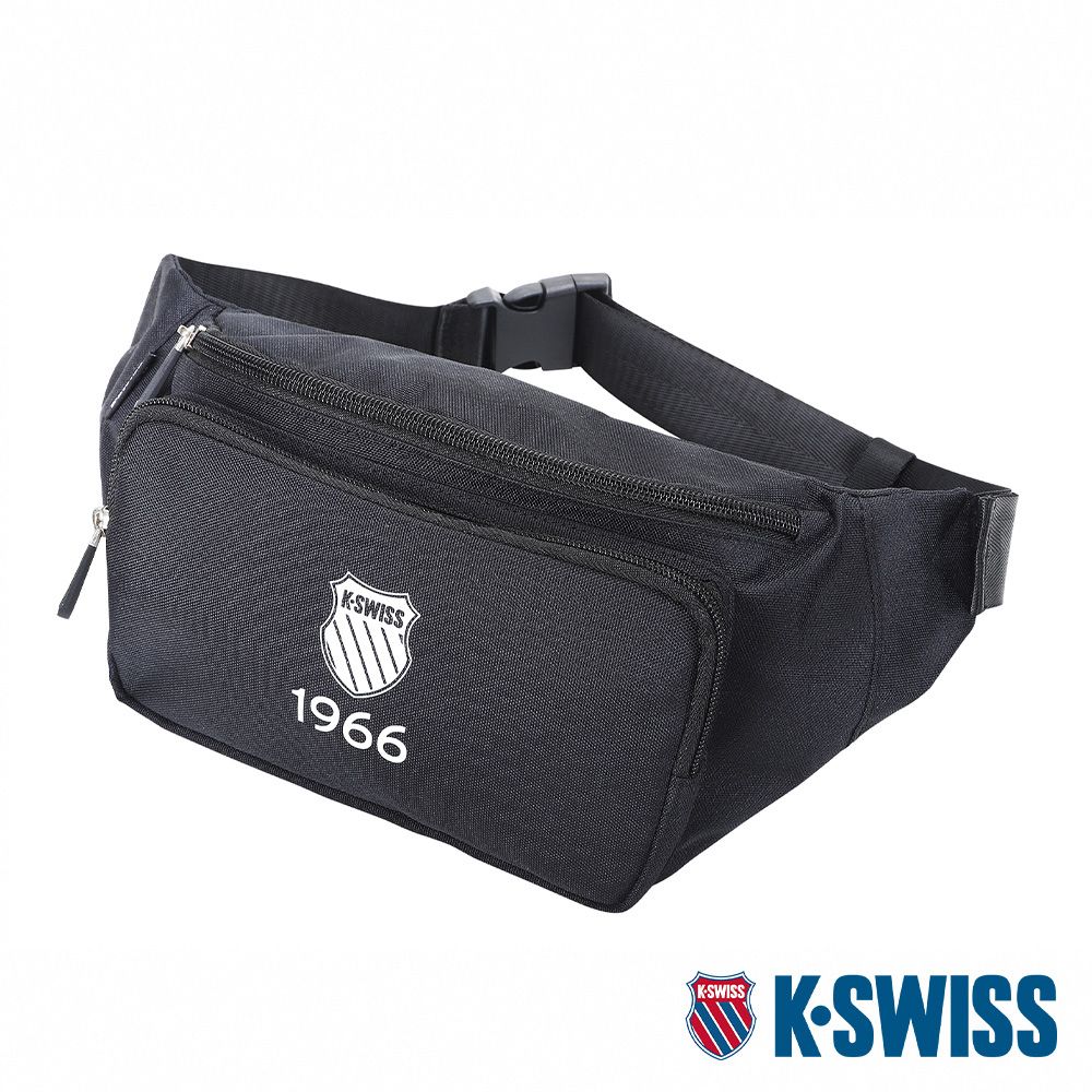 K-SWISS  Fanny Pack 運動腰包-黑