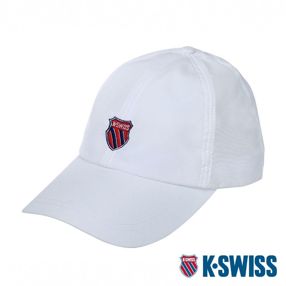 K-SWISS  Performance Cap 吸排運動帽-白