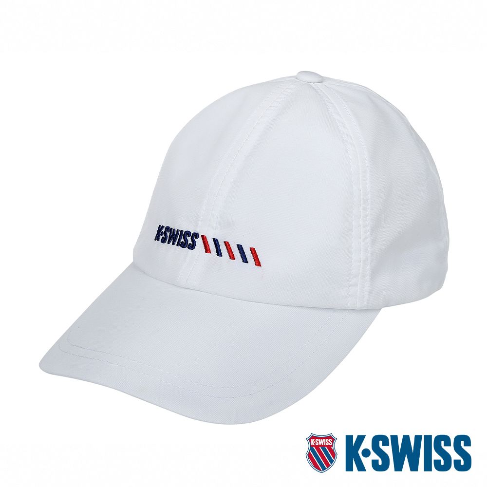 K-SWISS  Performance Cap 吸排運動帽-白