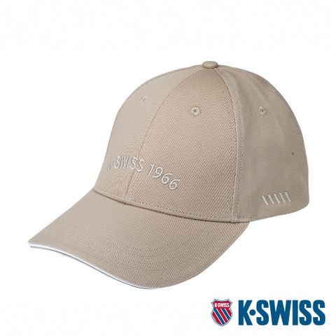 K-SWISS Cotton Cap 運動棒球帽-卡其