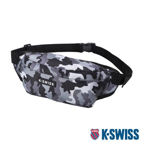 K-SWISS Fanny Pack Big運動休閒腰包-迷彩