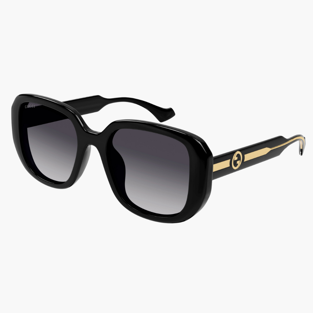 GUCCI 古馳 復古方形膠框太陽眼鏡(GG1557SK-001 GG LOGO系列)