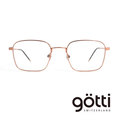 無限的可能 / 眼鏡界的勞力士【Götti】瑞士Götti Switzerland 超簡約方框鈦金平光眼鏡(ACY)