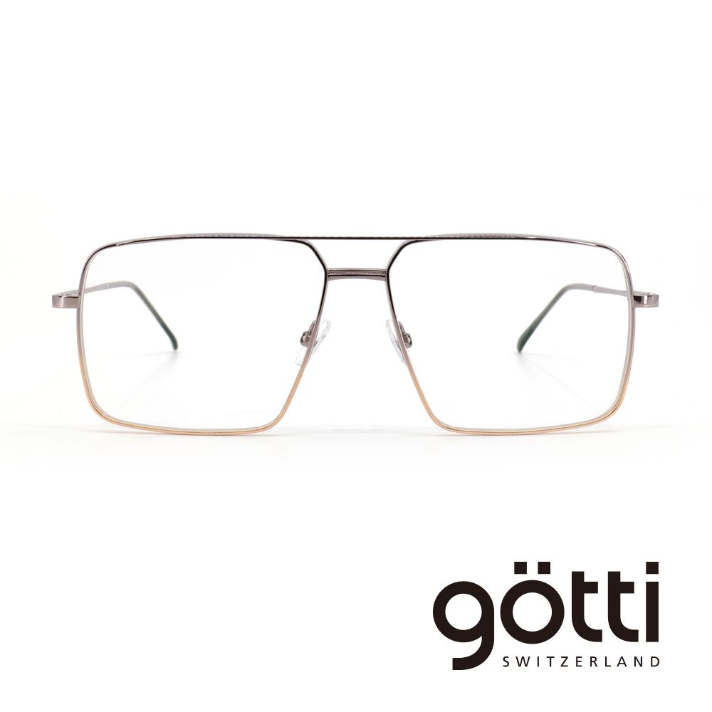 Gotti 【Gtti】瑞士Gtti Switzerland 時尚漸變色雙槓光學眼鏡(- DENIS)