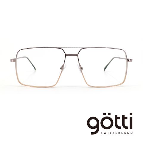 無限的可能 / 眼鏡界的勞力士【Götti】瑞士Götti Switzerland 時尚漸變色雙槓光學眼鏡(- DENIS)