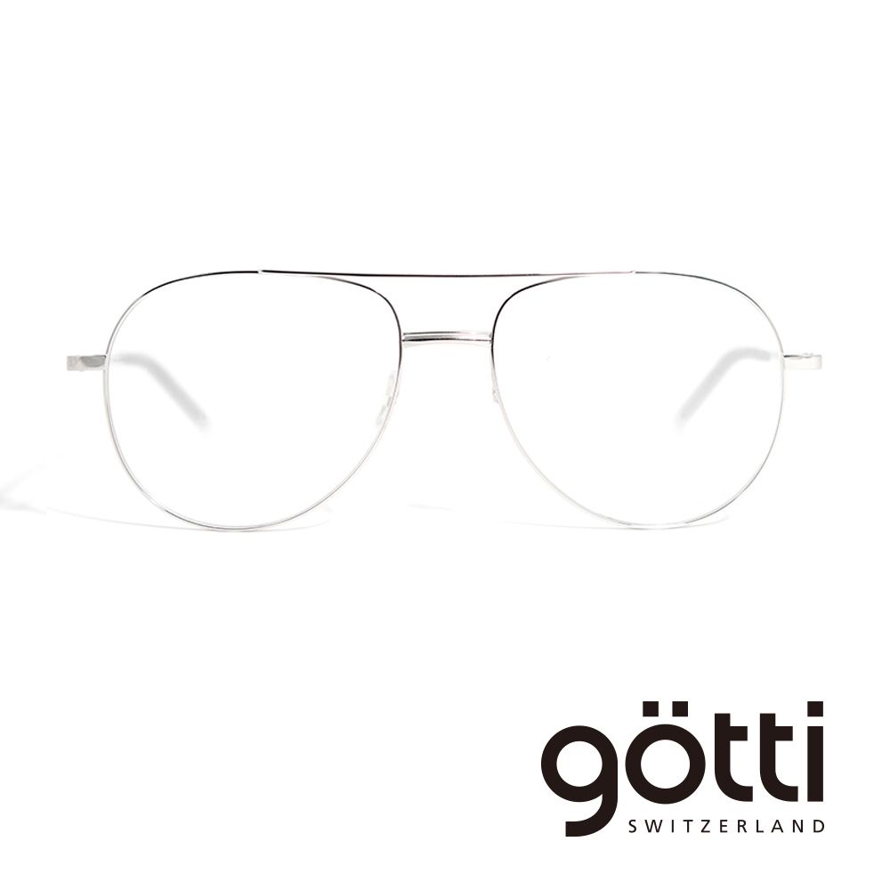 Gotti 【Gtti】瑞士Gtti Switzerland 雙樑飛行員框平光眼鏡(- DANIO)