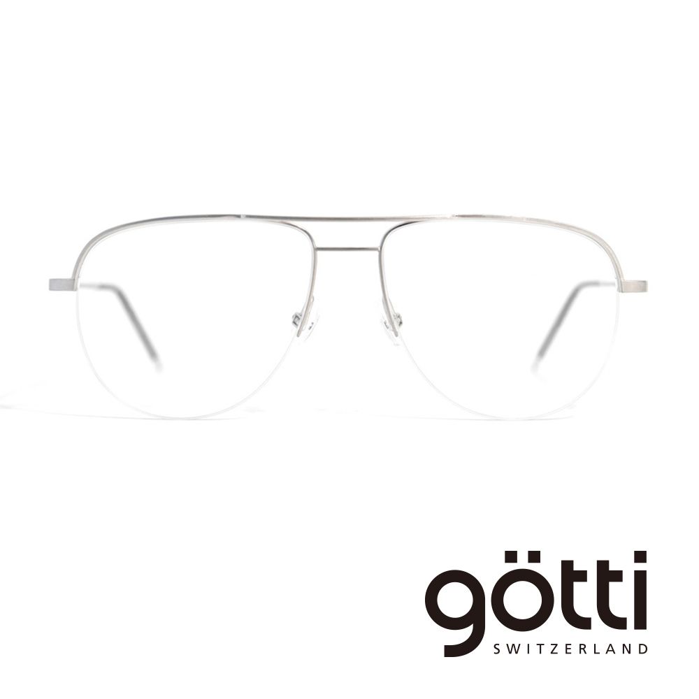 Gotti 【Gtti】瑞士Gtti Switzerland 半鏡框率性飛行員平光眼鏡(- PARTH)