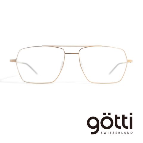 無限的可能 / 眼鏡界的勞力士【Götti】瑞士Götti Switzerland 雙橋多邊形飛行平光眼鏡(- DALIN)