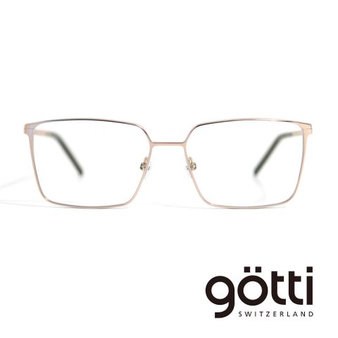 無限的可能 / 眼鏡界的勞力士【Götti】瑞士Götti Switzerland 極簡日常金屬方框平光眼鏡(- JAMES)