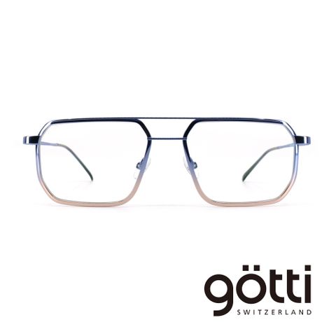 無限的可能 / 眼鏡界的勞力士【Götti】瑞士Götti Switzerland 漸層立體方框雙樑光學眼鏡(- ACERO)