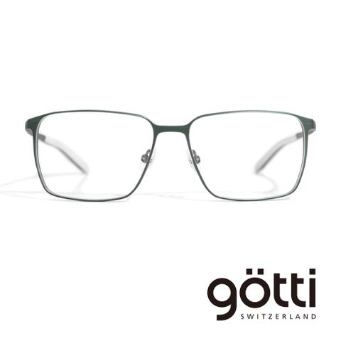 無限的可能 / 眼鏡界的勞力士【Götti】瑞士GöttiSwitzerland 金屬霧感紳士方框平光眼鏡(- JONAS)