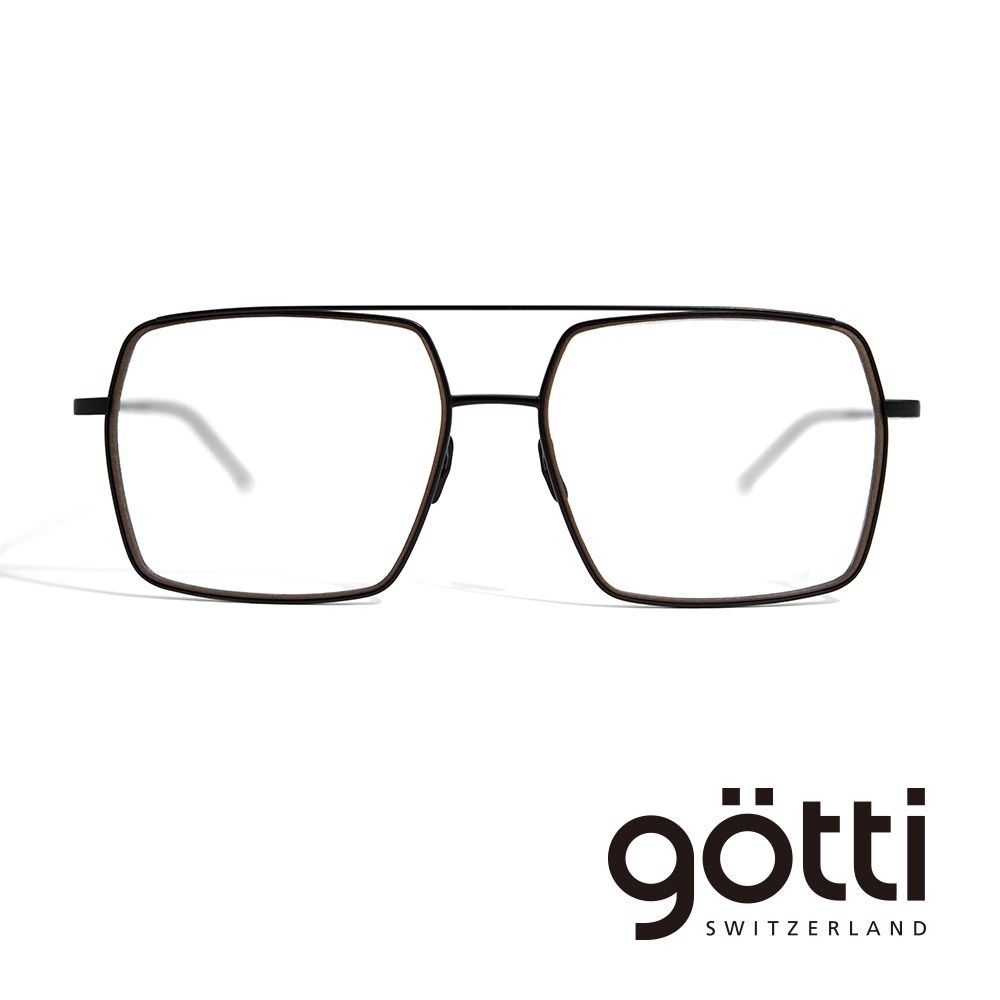 Gotti 【Gtti】瑞士Gtti Switzerland 率性小圓雙色平光眼鏡(- LUINI)